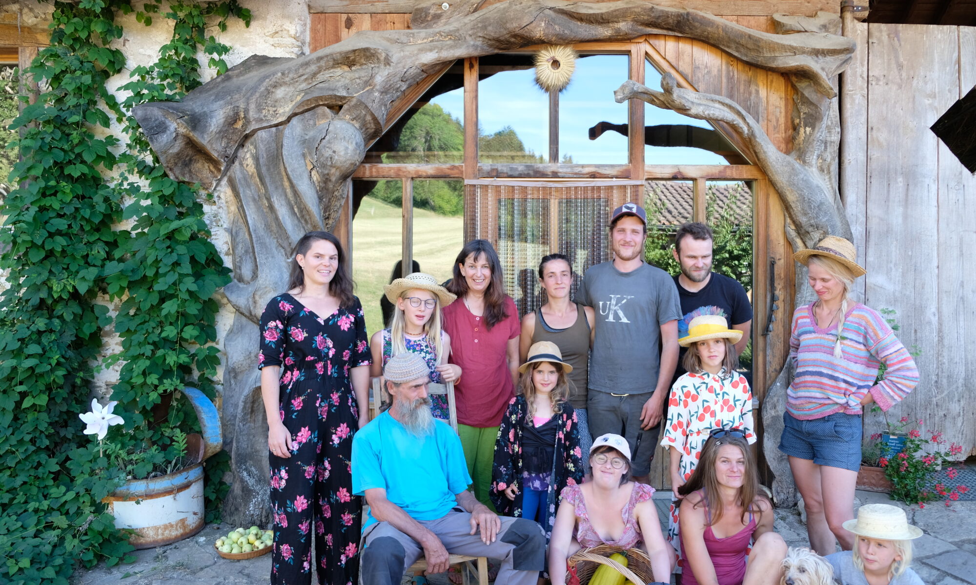 Gruppenfoto Gemeinschaft Domaine Sous-le-Mont